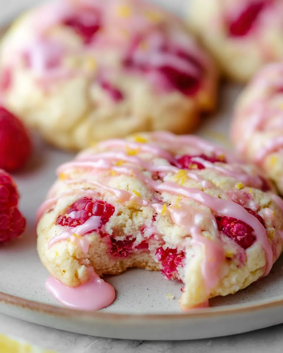 Lemon Raspberry Cookies - detail 5