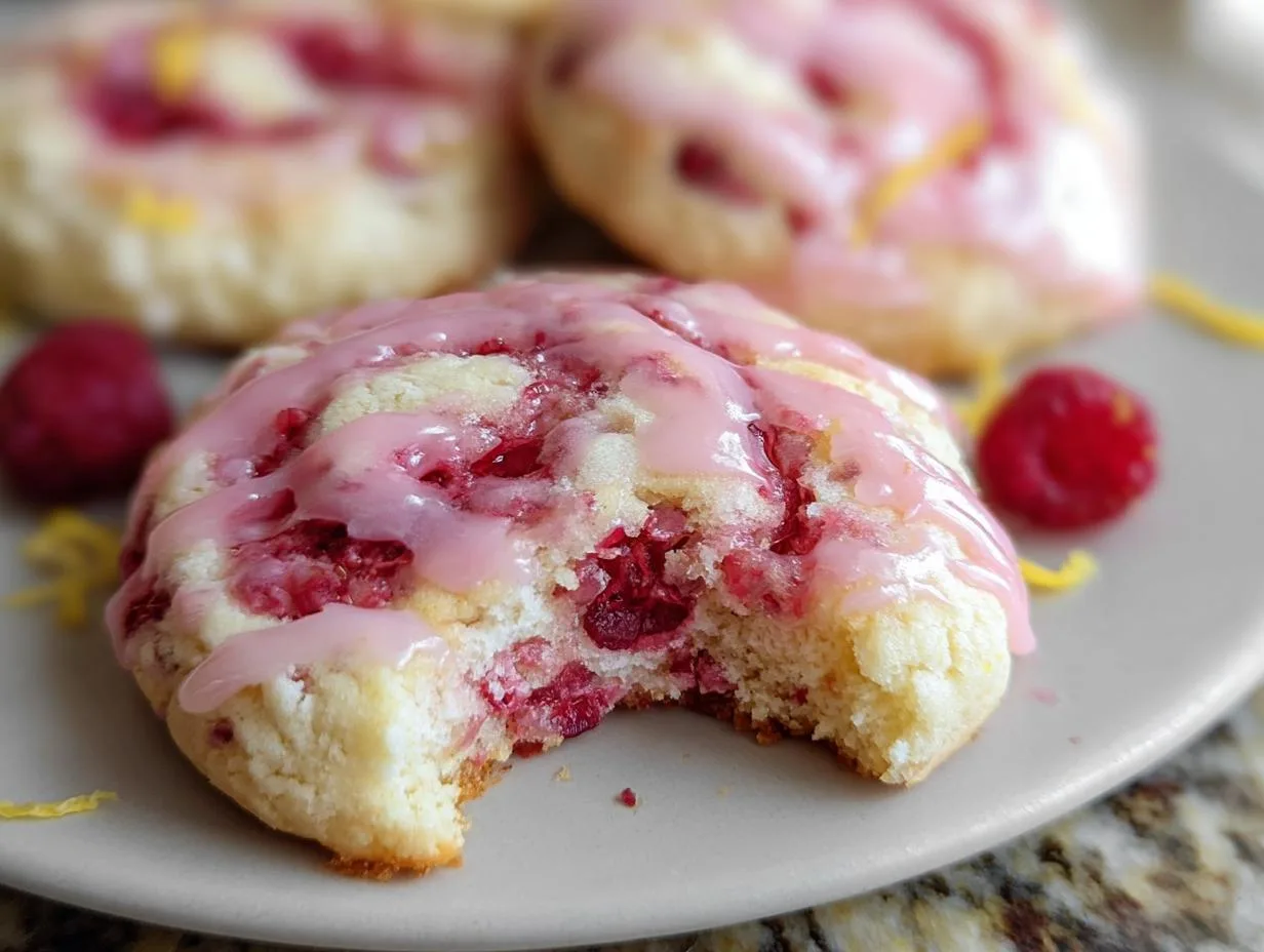 Lemon Raspberry Cookies