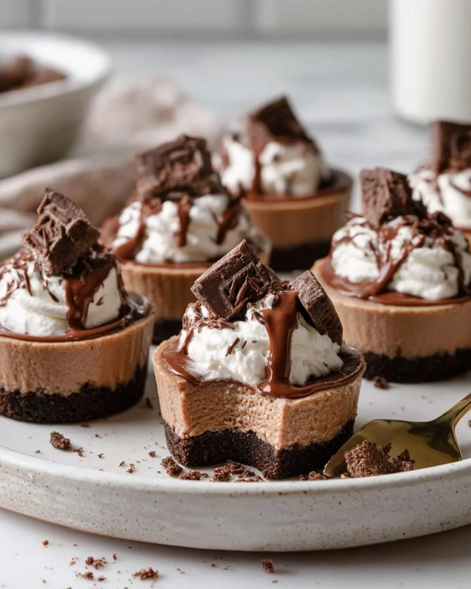 Mini Chocolate Cheesecakes - detail 3