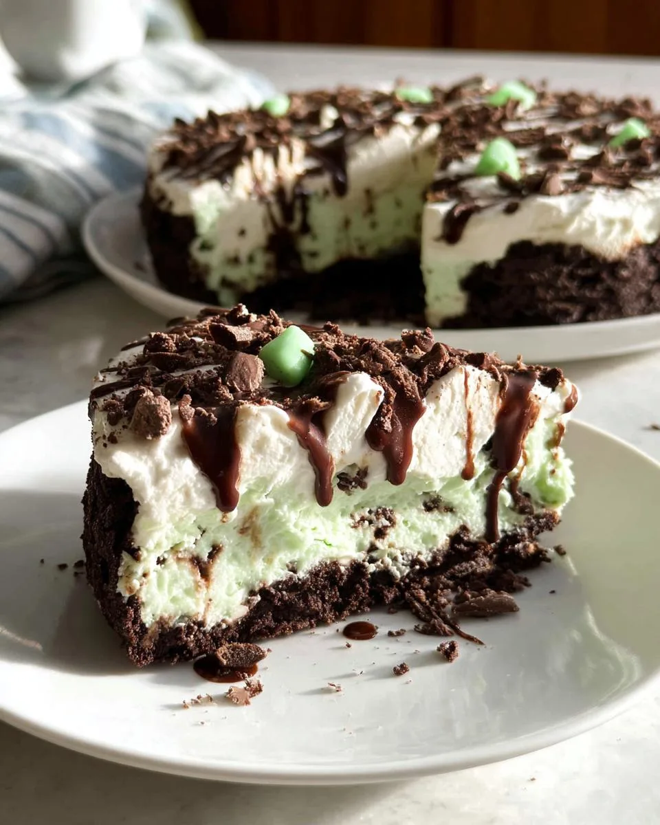 Mint Chocolate Chip Ice Cream Cake - detail 5