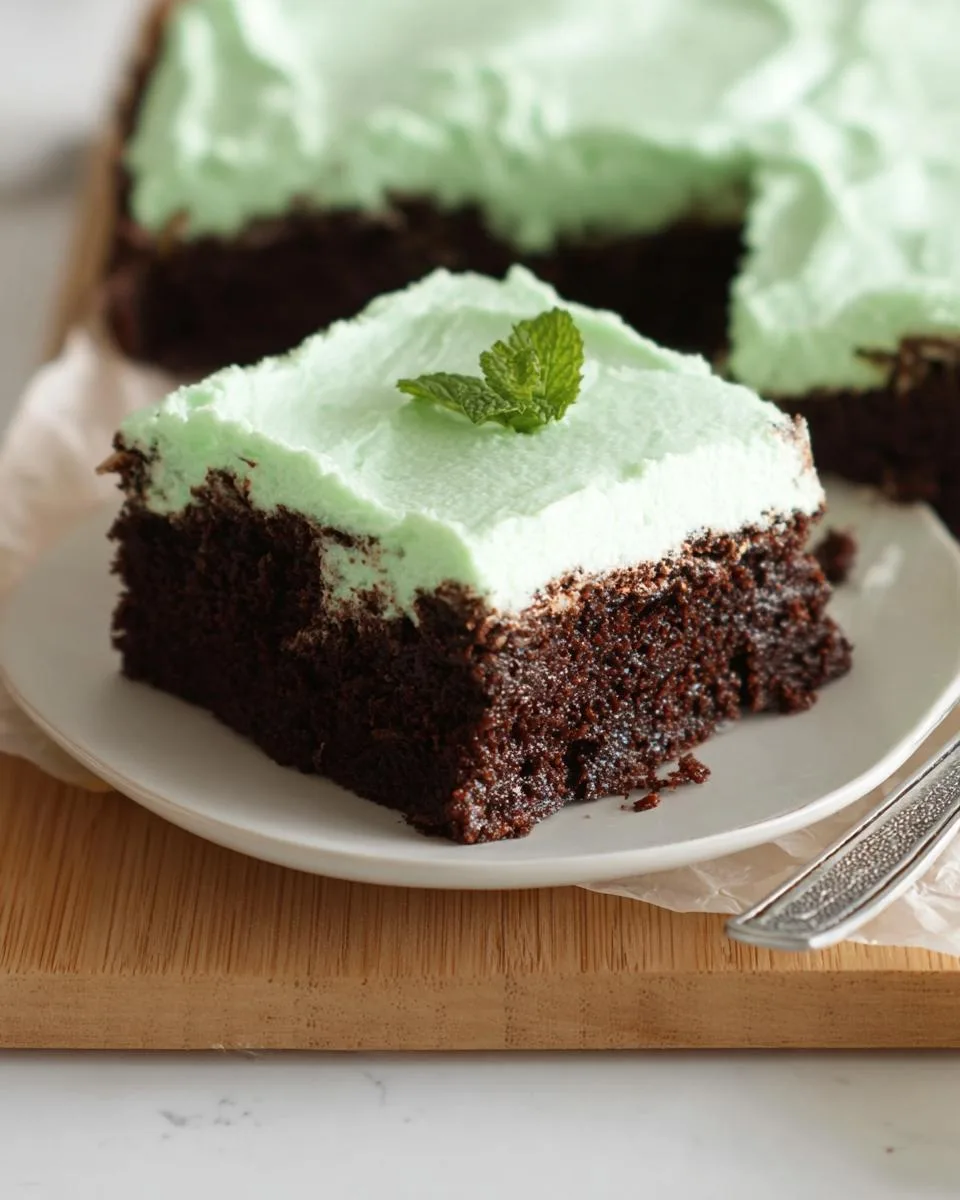 Mint Julep Brownies - detail 1
