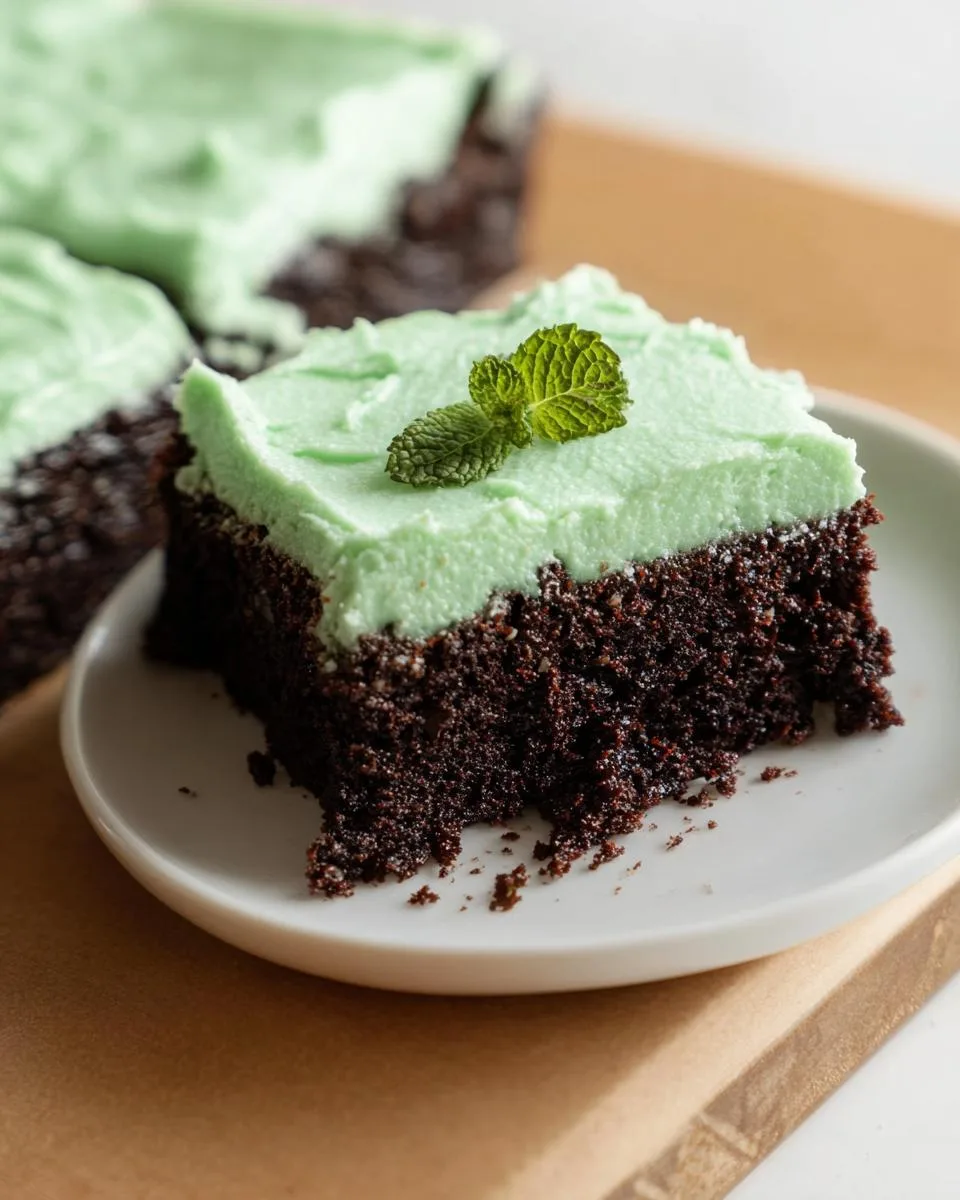 Mint Julep Brownies - detail 4