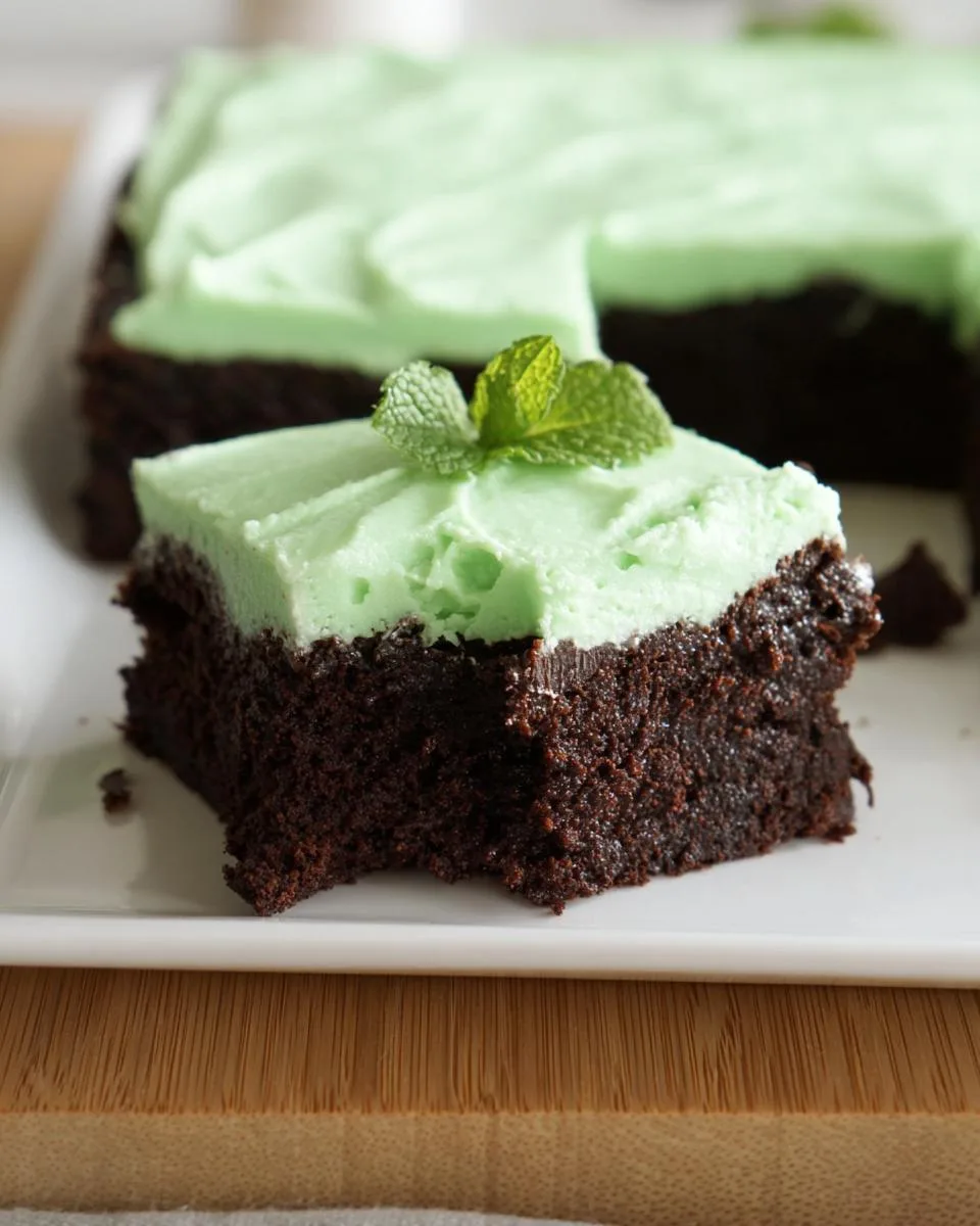 Mint Julep Brownies - detail 5