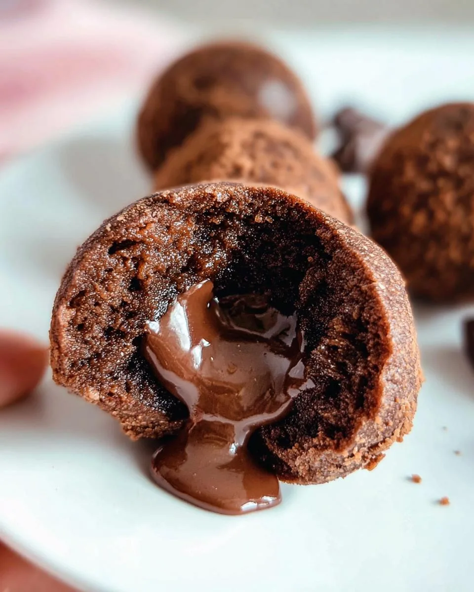 Molten Lava Brownie Protein Balls - detail 5