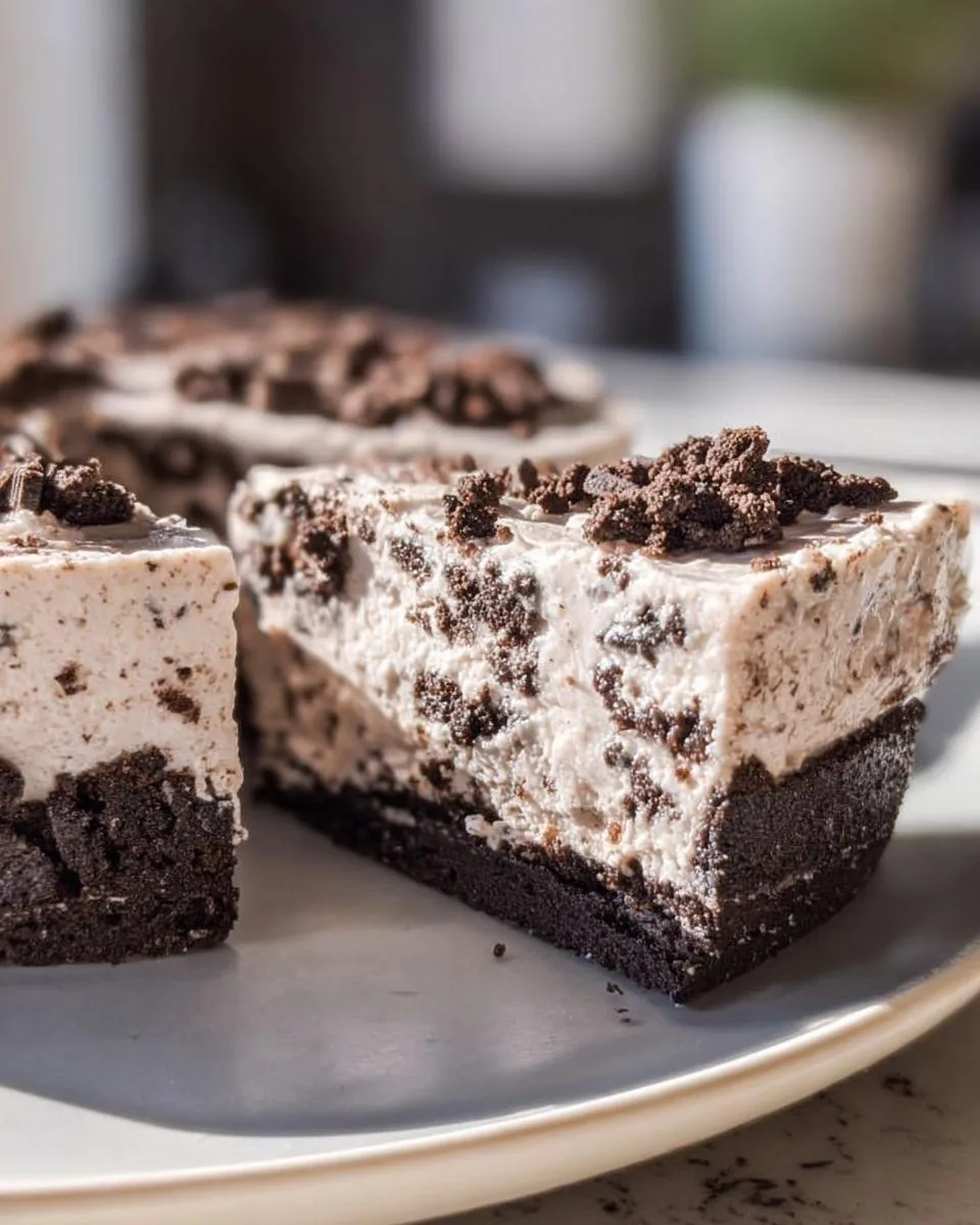 No Bake Oreo Cheesecake - detail 3