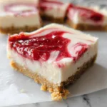 No Bake Strawberry Cheesecake Bars