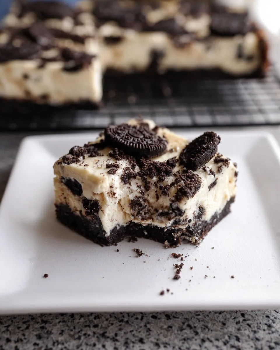 Oreo Cheesecake Bars - detail 3