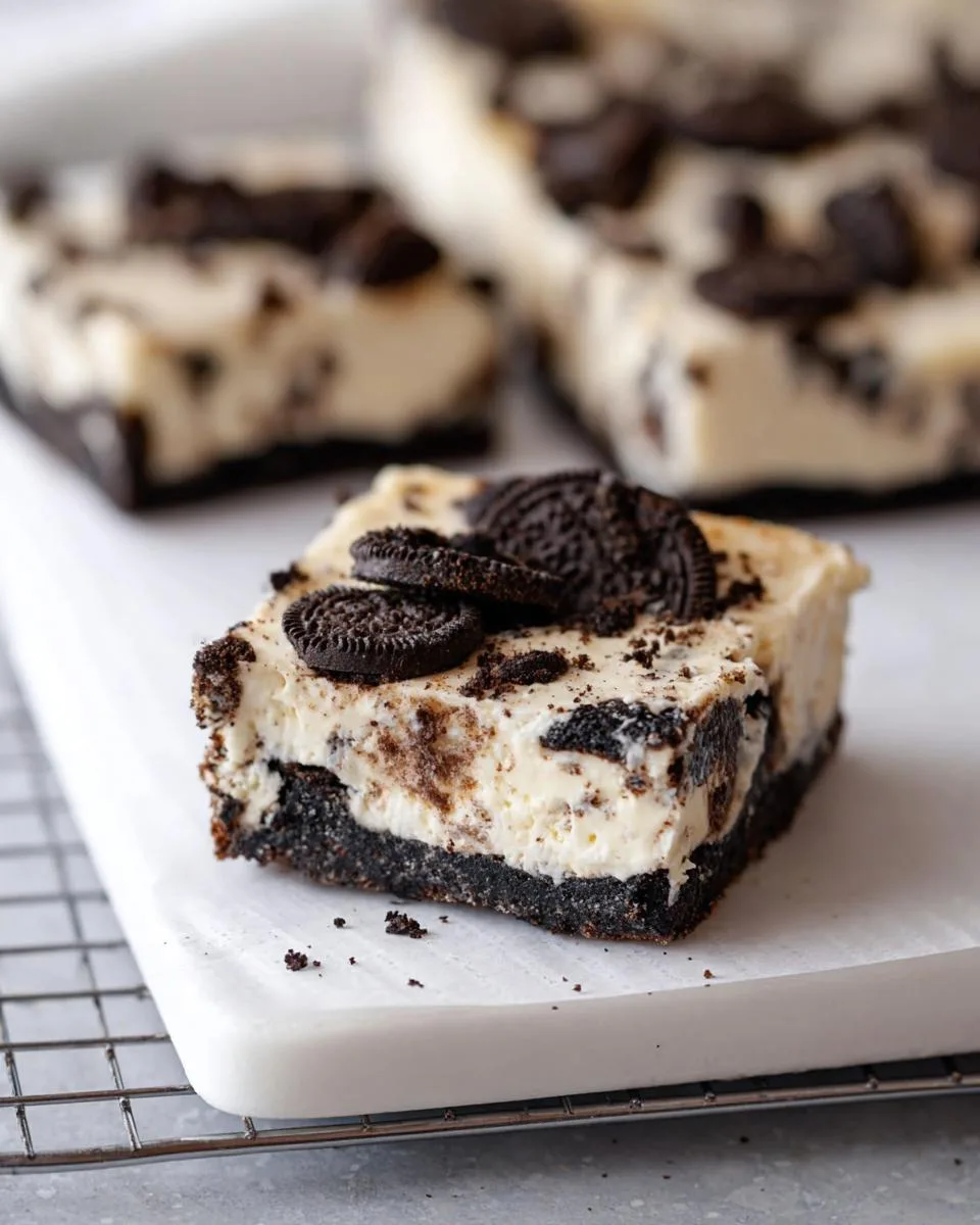 Oreo Cheesecake Bars - detail 4