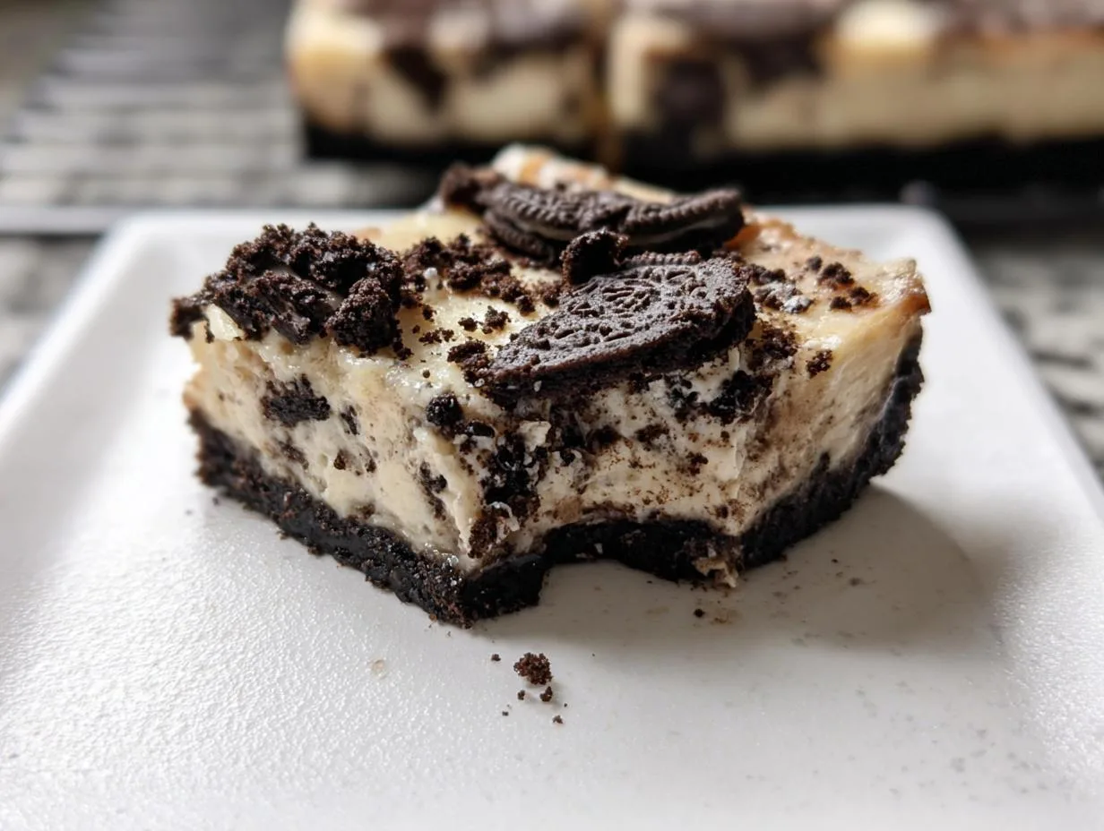 Oreo Cheesecake Bars