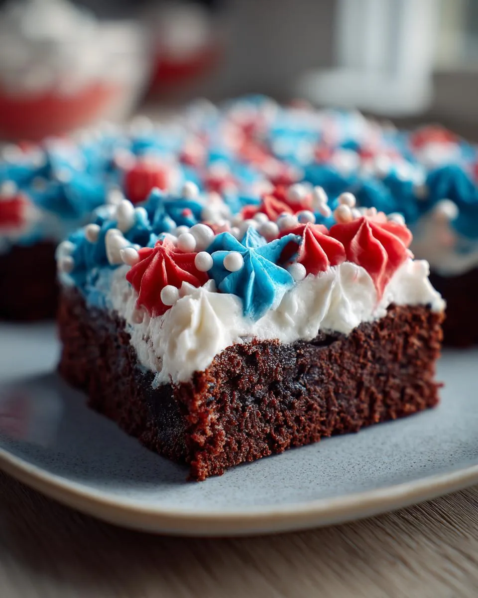 Patriotic Brownies - detail 2
