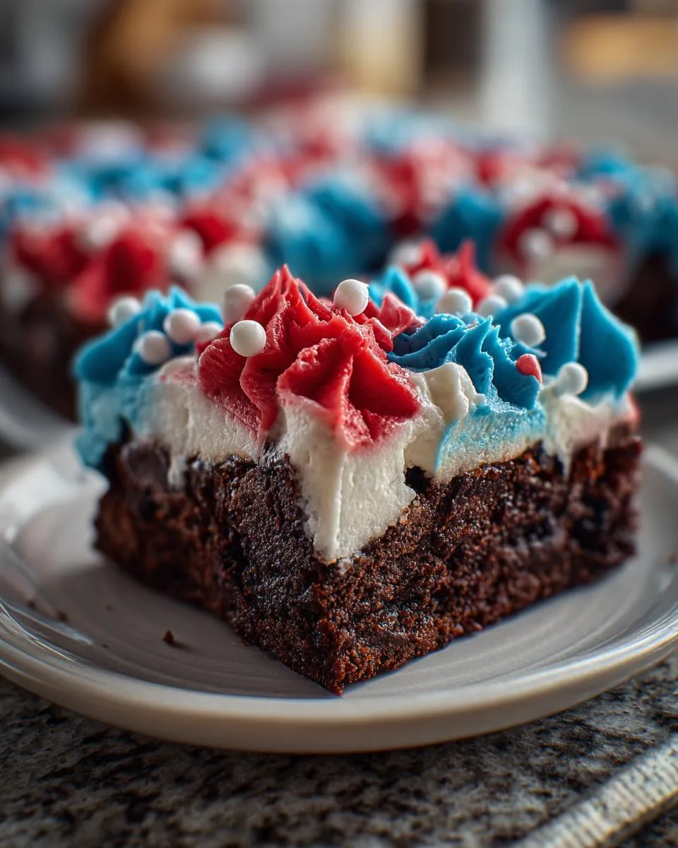 Patriotic Brownies - detail 3