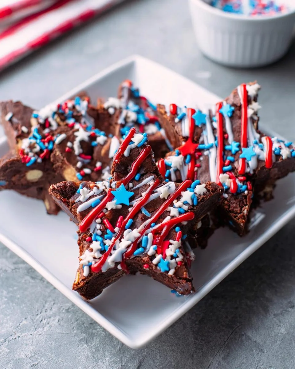 Patriotic Brownies - detail 3