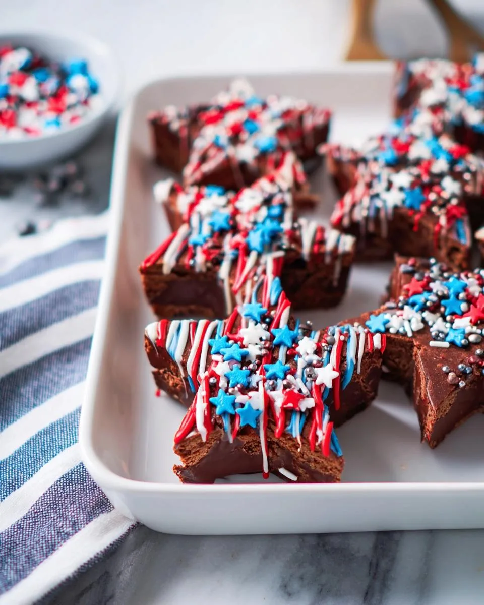 Patriotic Brownies - detail 4