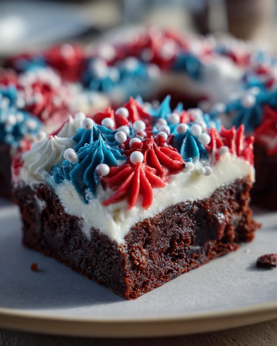 Patriotic Brownies - detail 5