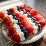 Patriotic Fruit Kabobs