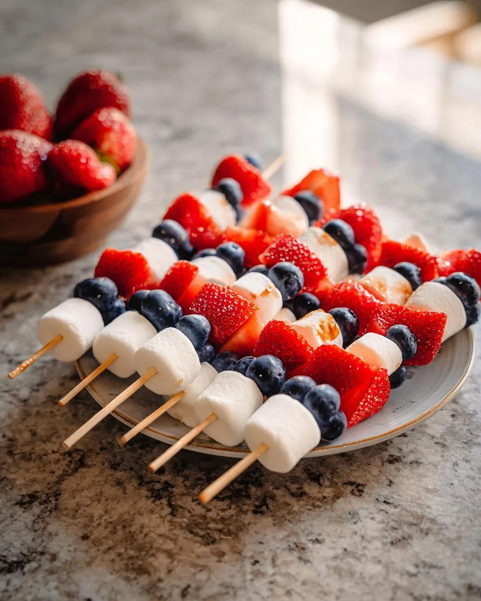 Patriotic Fruit Kabobs - detail 2