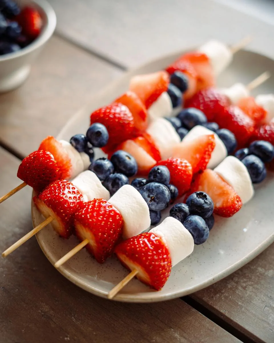 Patriotic Fruit Kabobs - detail 4