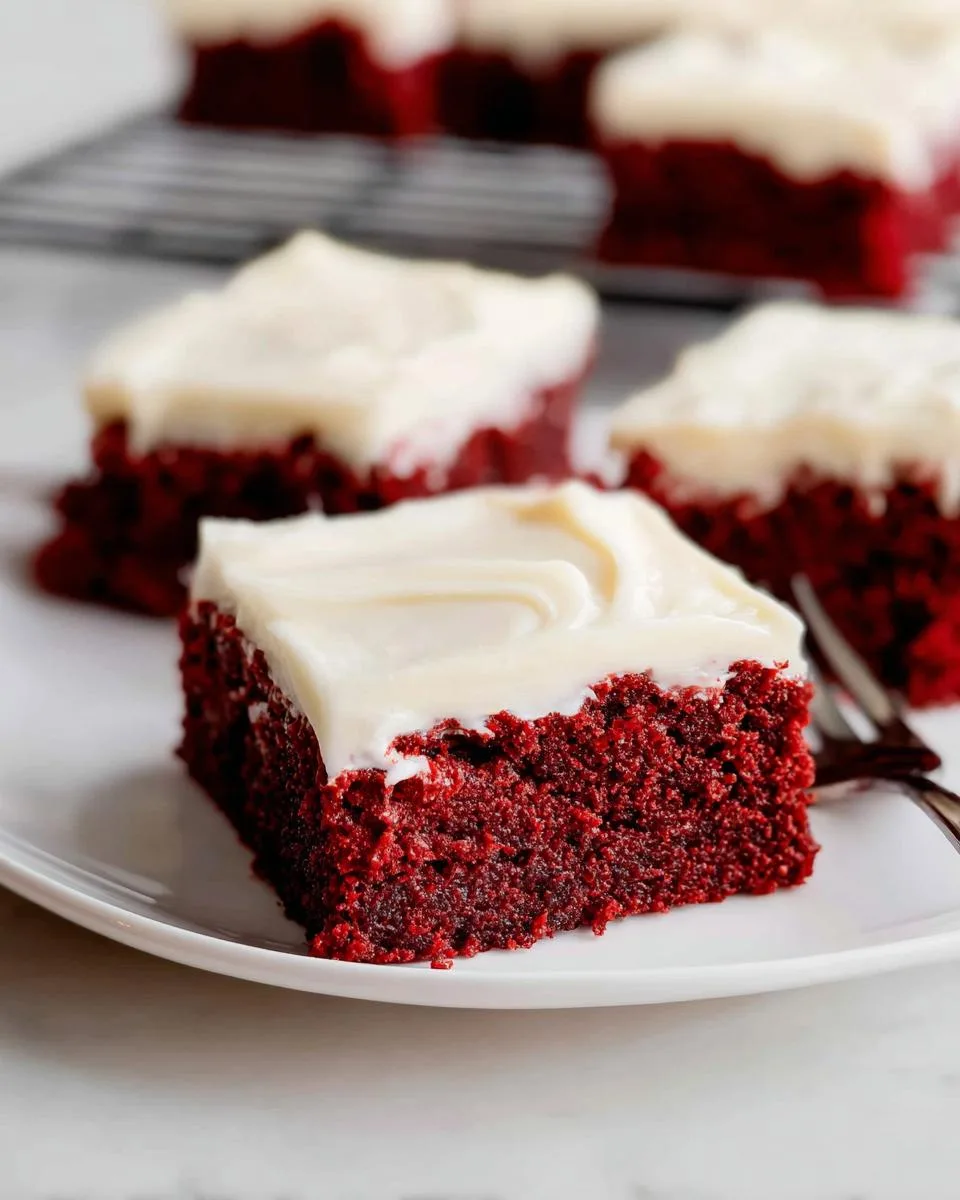Red Velvet Brownies - detail 2