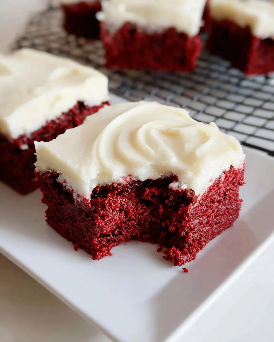 Red Velvet Brownies - detail 4