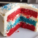 Red White And Blue Cake
