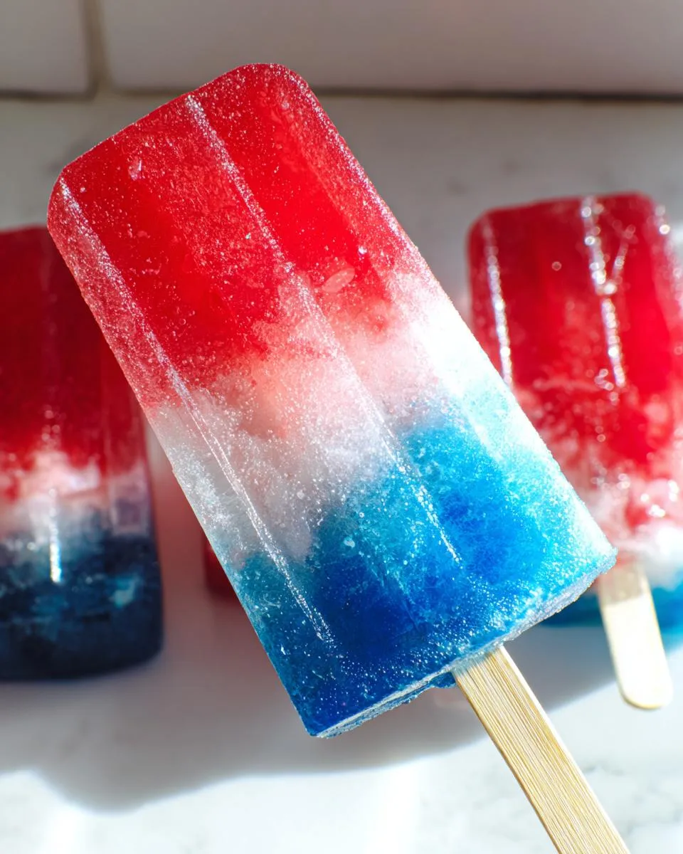 Red White and Blue Popsicles - detail 3