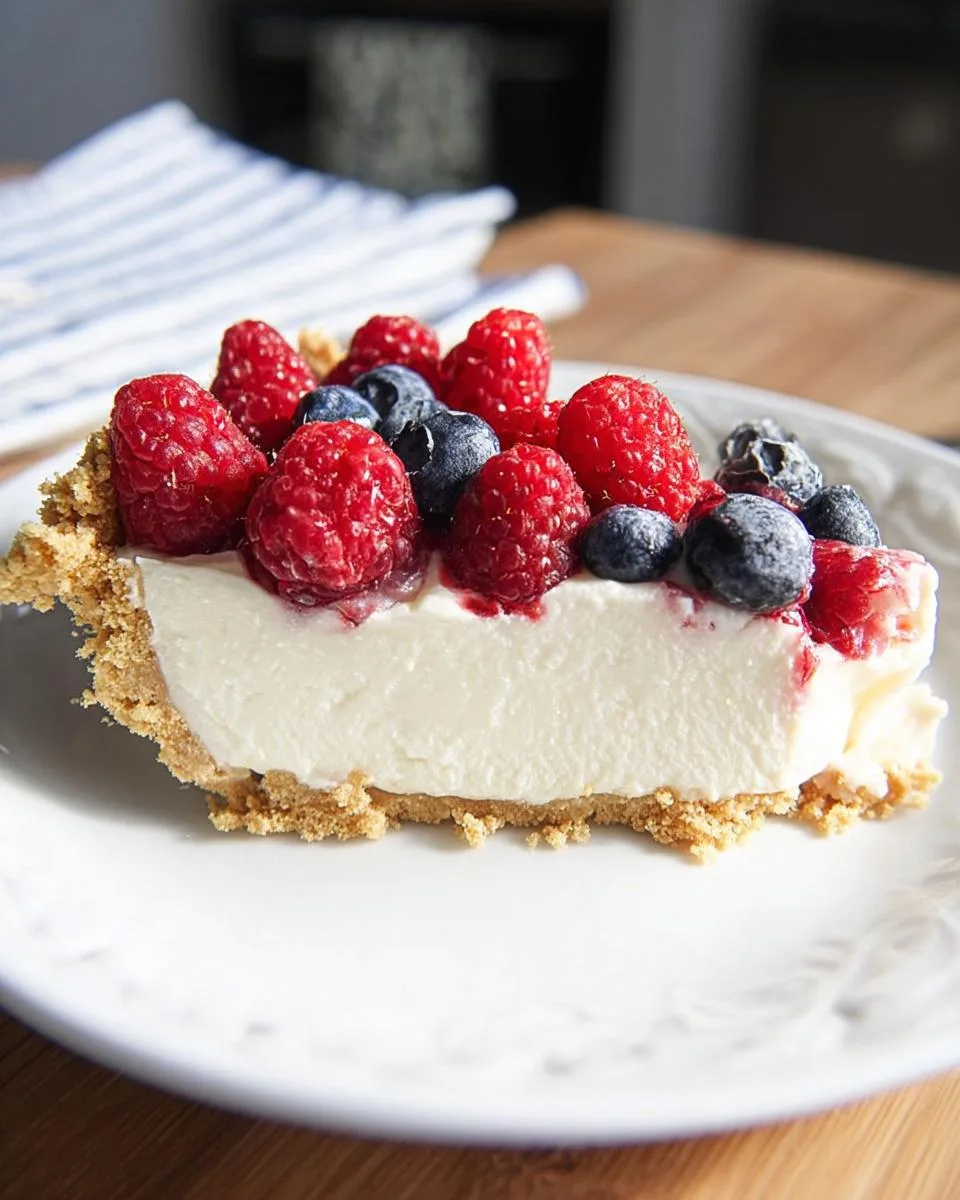 Red White and Blueberry Cheesecake - detail 5