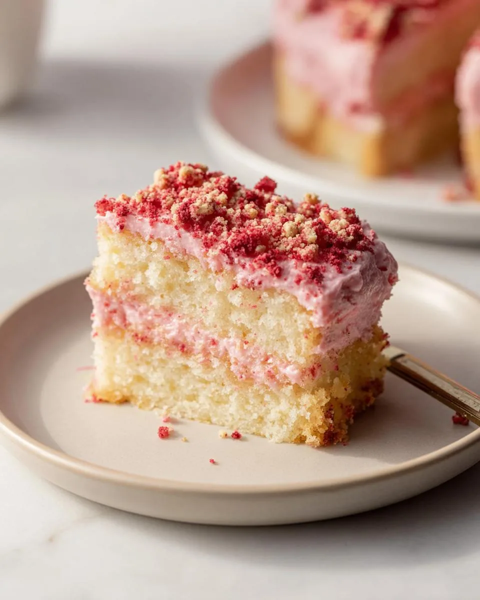 Strawberry Crunch Cake - detail 3