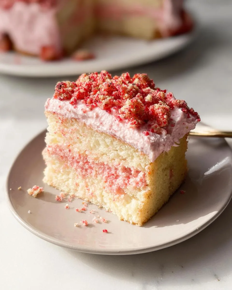 Strawberry Crunch Cake - detail 5