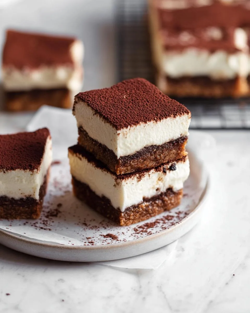Tiramisu Blondies - detail 1