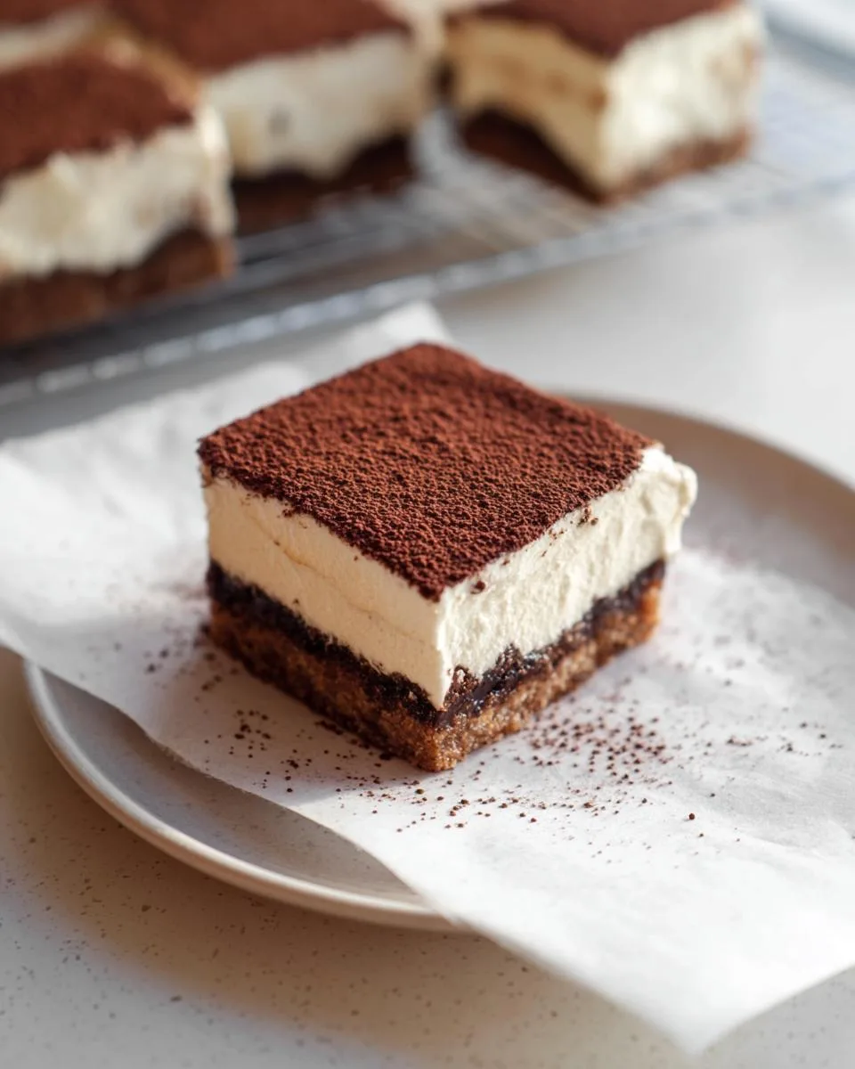 Tiramisu Blondies - detail 2