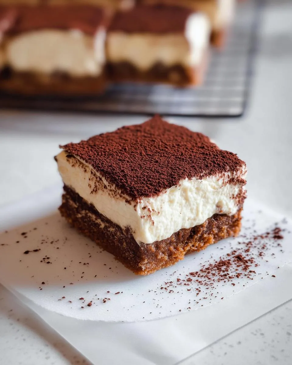Tiramisu Blondies - detail 3
