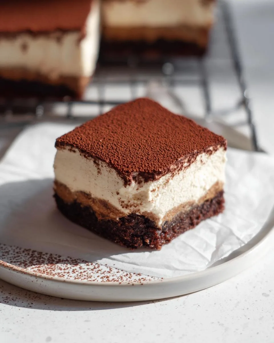 Tiramisu Blondies - detail 4