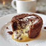 White Chocolate Lava Mug Cake