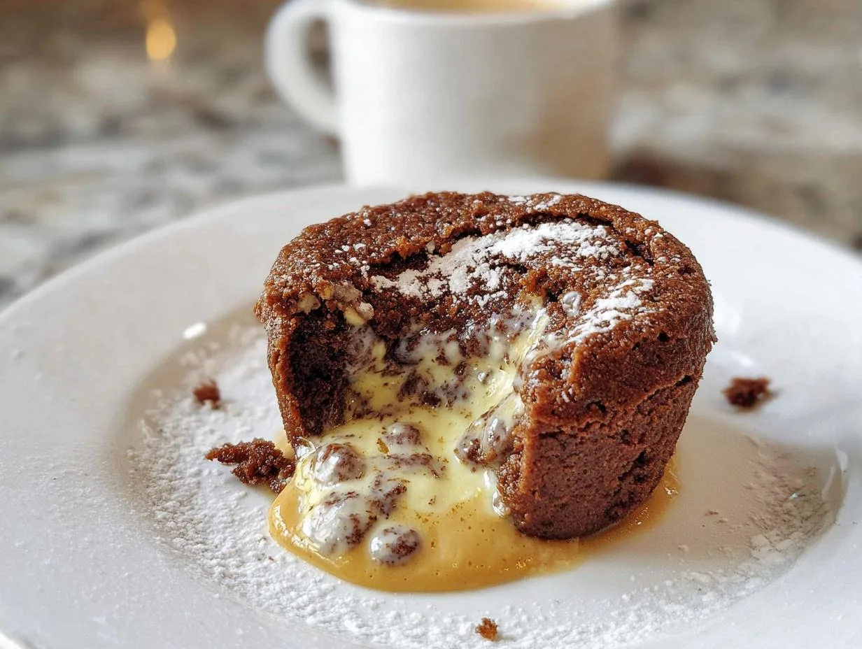 White Chocolate Lava Mug Cake